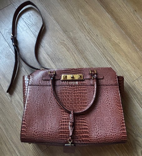 Large guess brown snakeskin - large,
