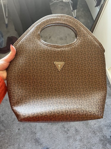 Guess brown hand bag - guess,